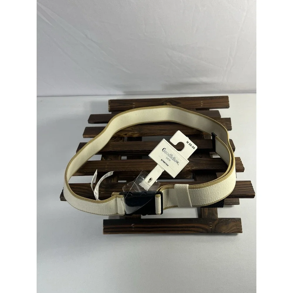 Goodfellow & co Mens Striped Edge Belt‎ Sz M(32-36)